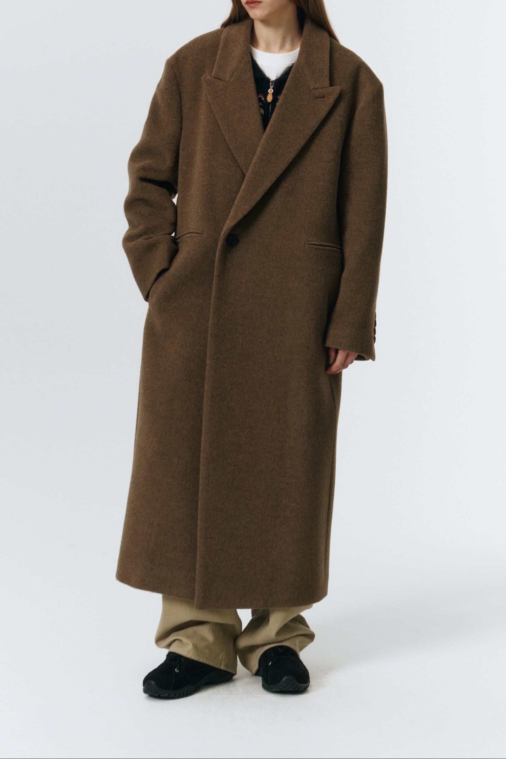 UNISEX MAXI DOUBLE WOOL COAT