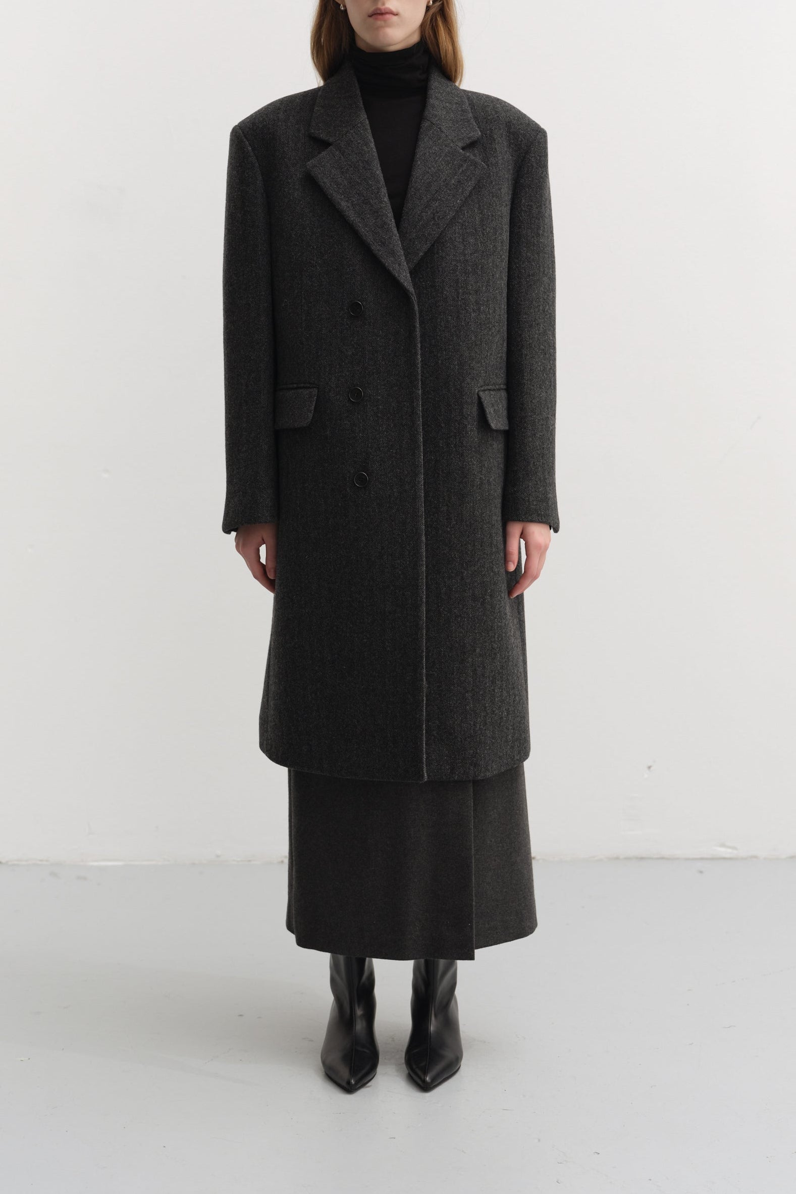 UNISEX BOXY TAILORED COAT