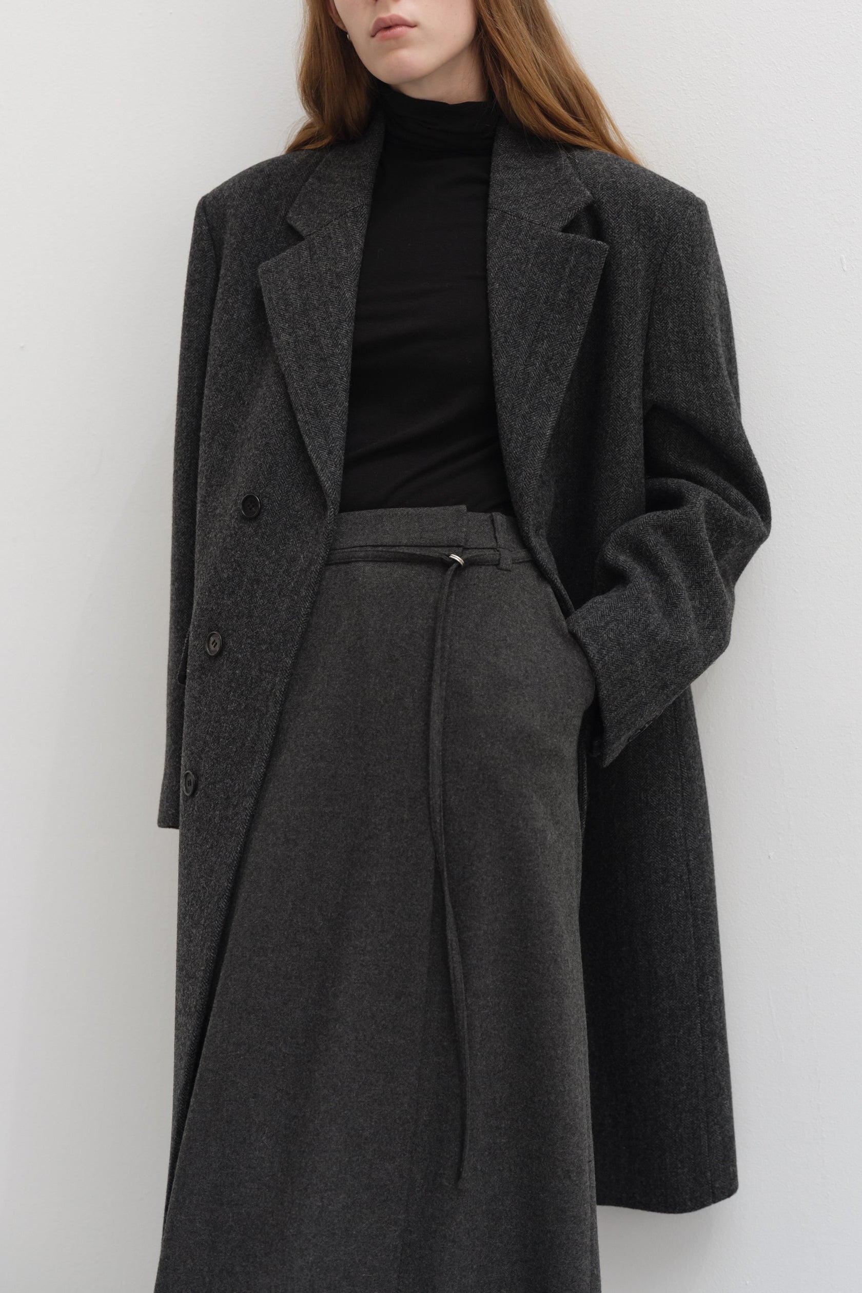 UNISEX BOXY TAILORED COAT