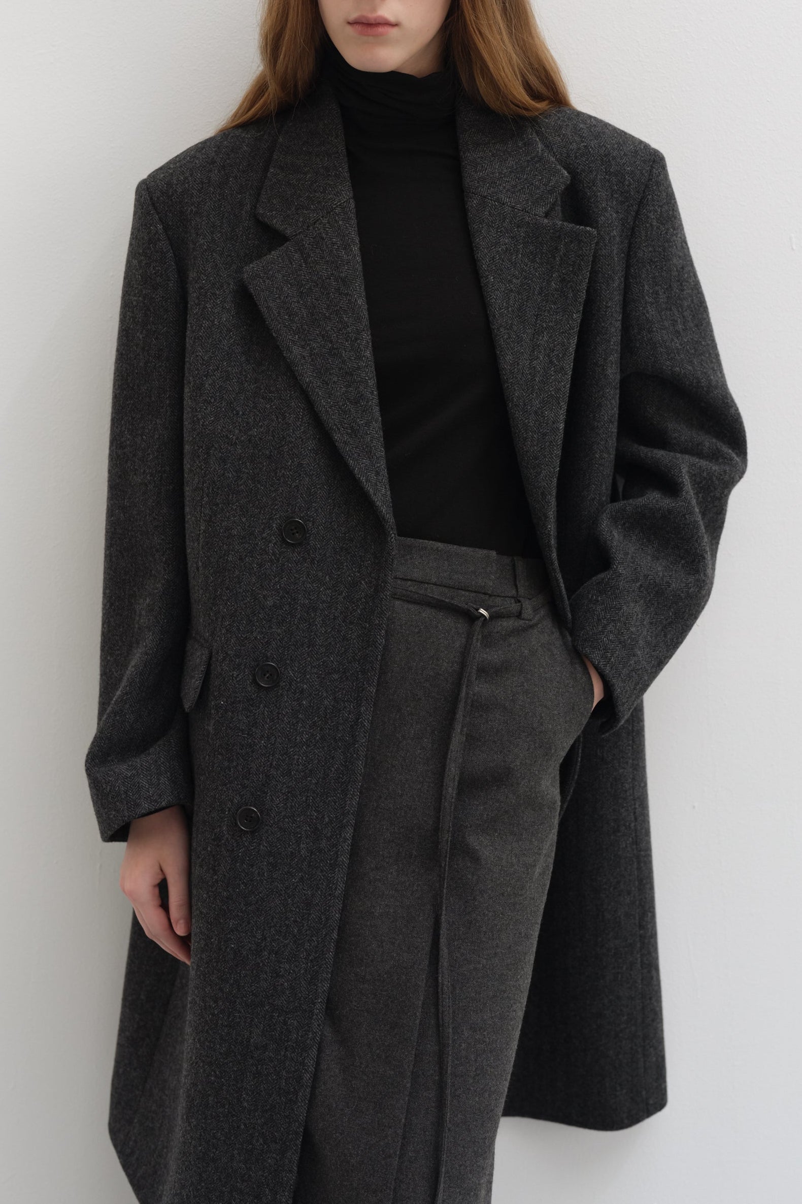 UNISEX BOXY TAILORED COAT
