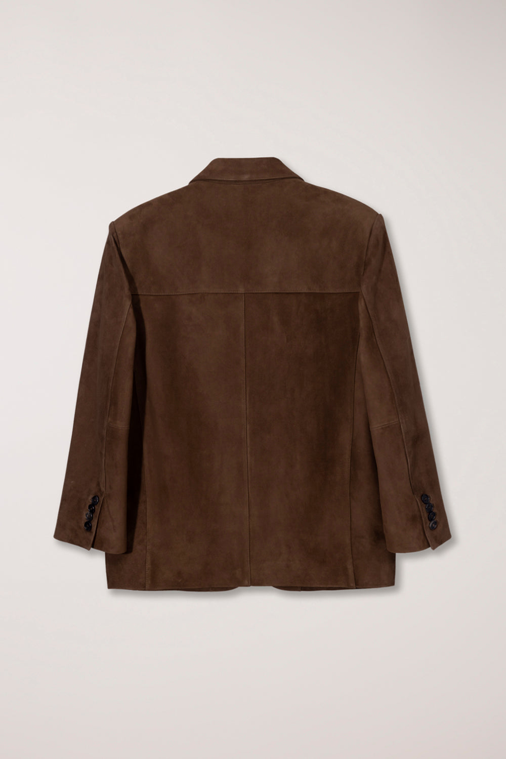 Dunst unisex camel leather suede tailored blazer jacket PIPE AND ROW