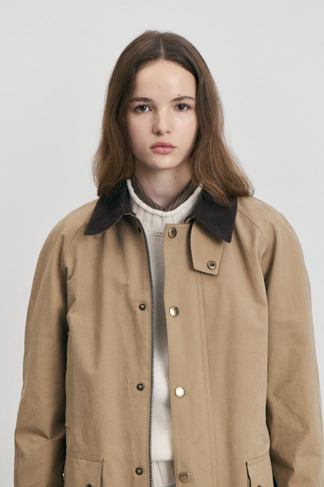 UNISEX WAXED COTTON HUNTING JACKET