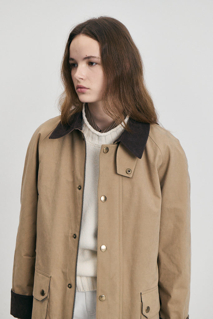 UNISEX WAXED COTTON HUNTING JACKET