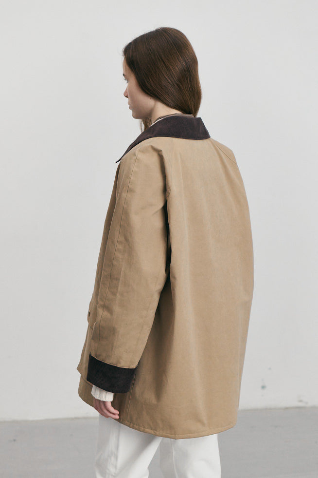 UNISEX WAXED COTTON HUNTING JACKET