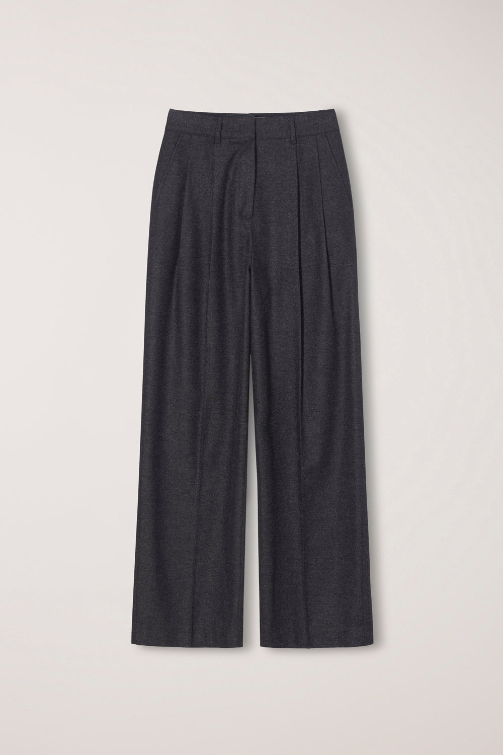 Dunst winter flannel slacks pant trousers charcoal grey | Pipe and Row