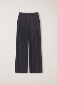 Dunst winter flannel slacks pant trousers charcoal grey | Pipe and Row
