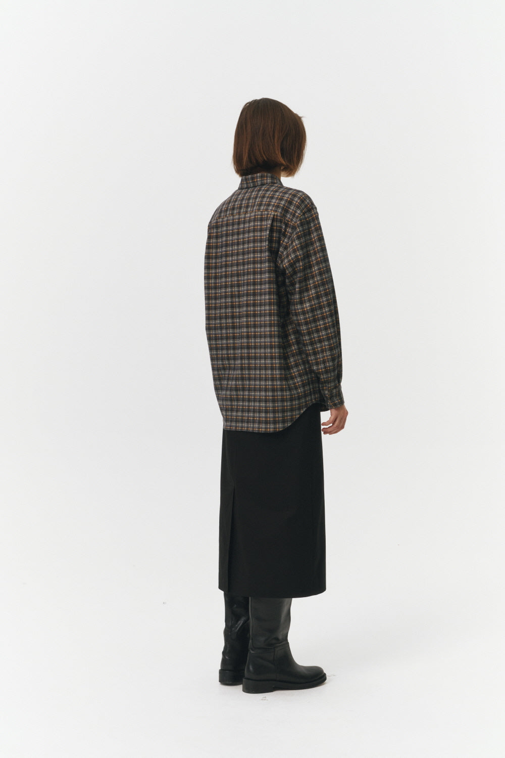 UNISEX CHECK FLANNEL SHIRT