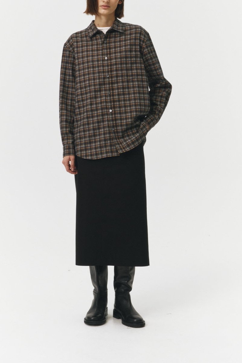 UNISEX CHECK FLANNEL SHIRT