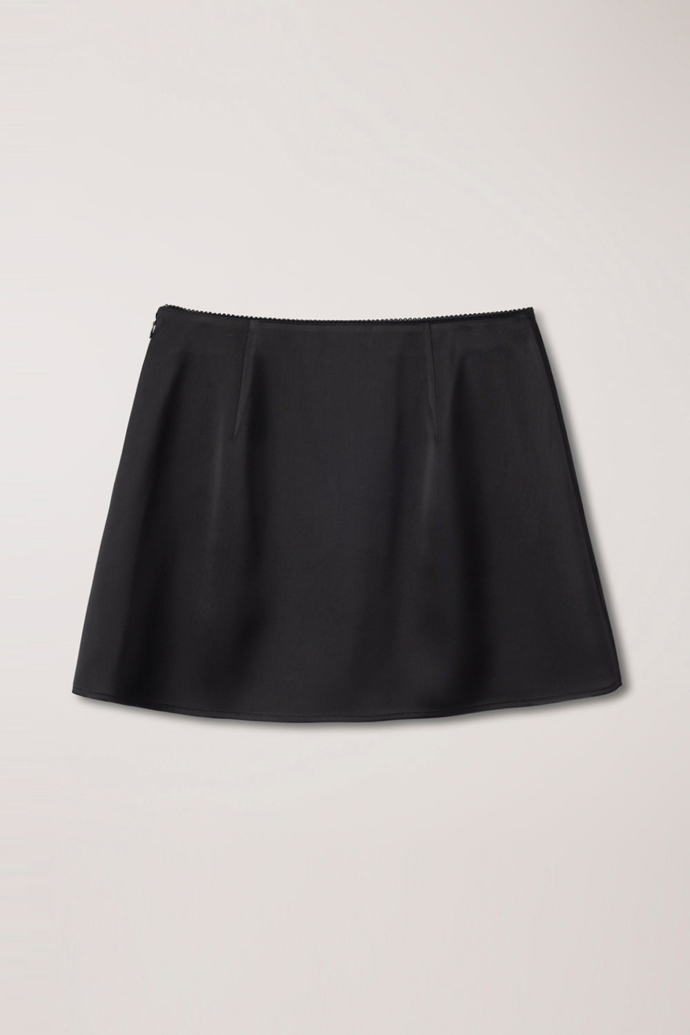 SATIN MINI SKIRT