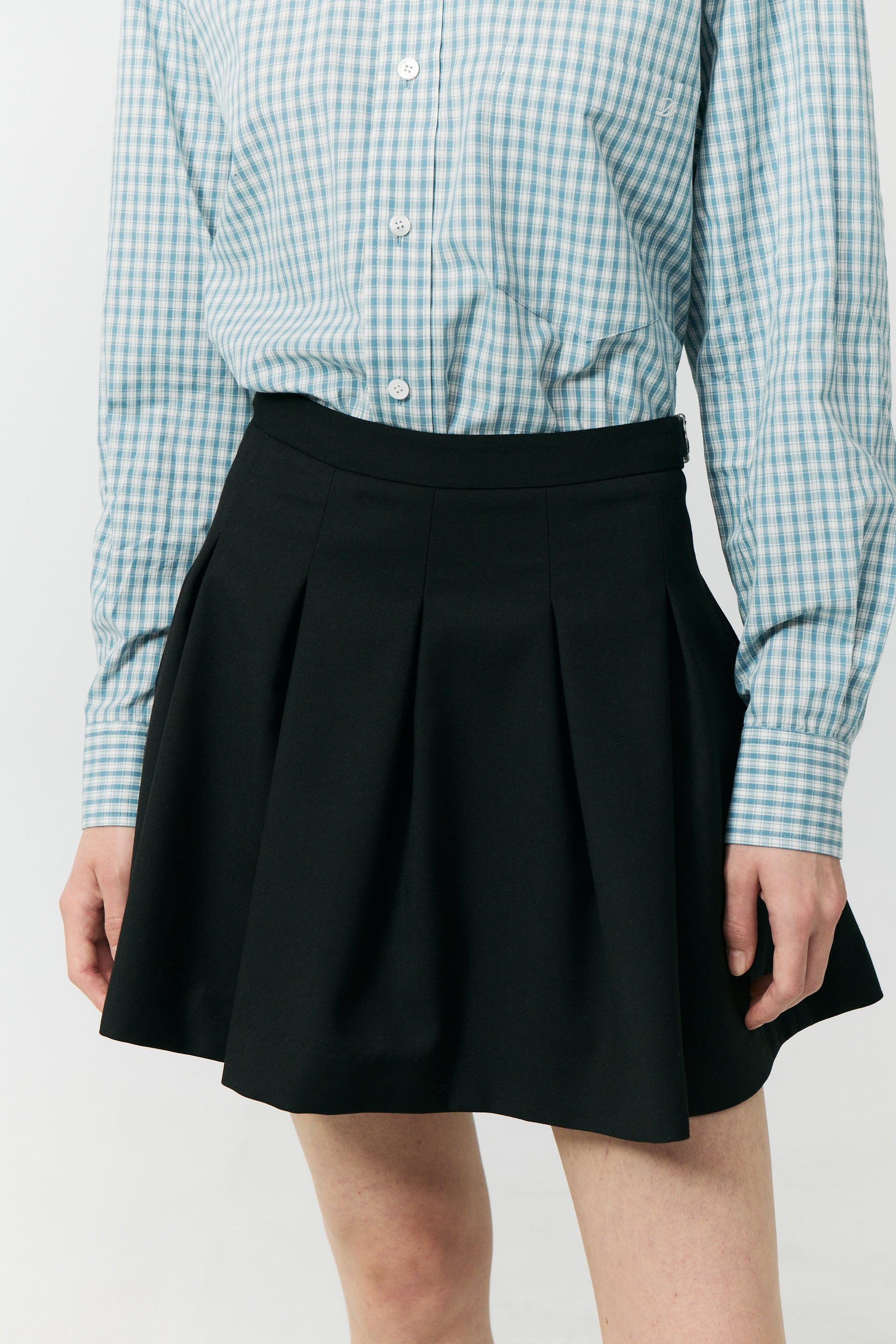 MINI PLEATED SKIRT