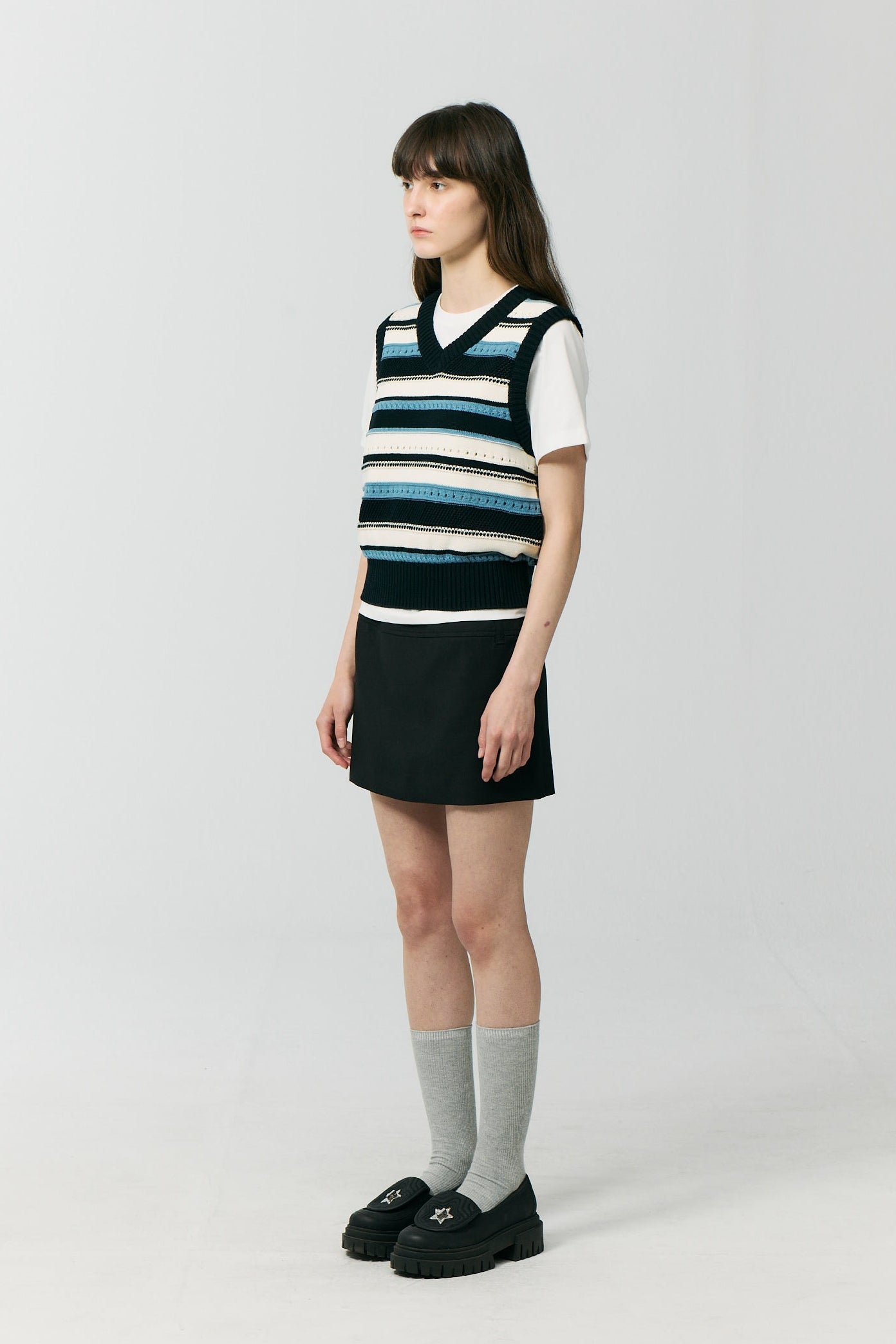 UNISEX CRAFTED KNIT VEST