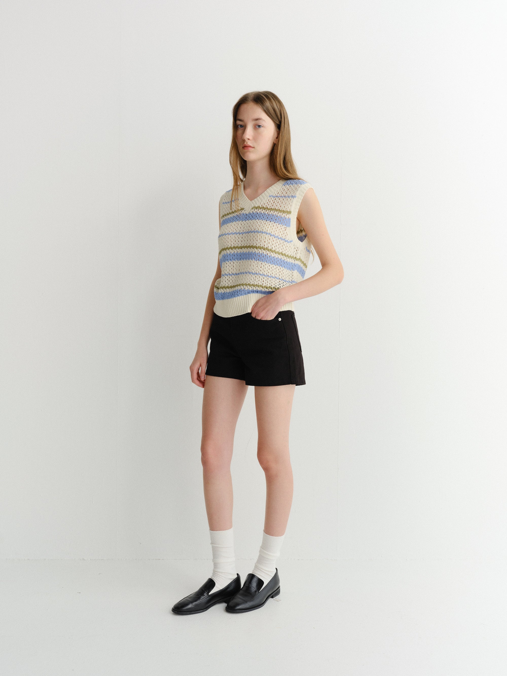 UNISEX CHUNKY KNIT VEST