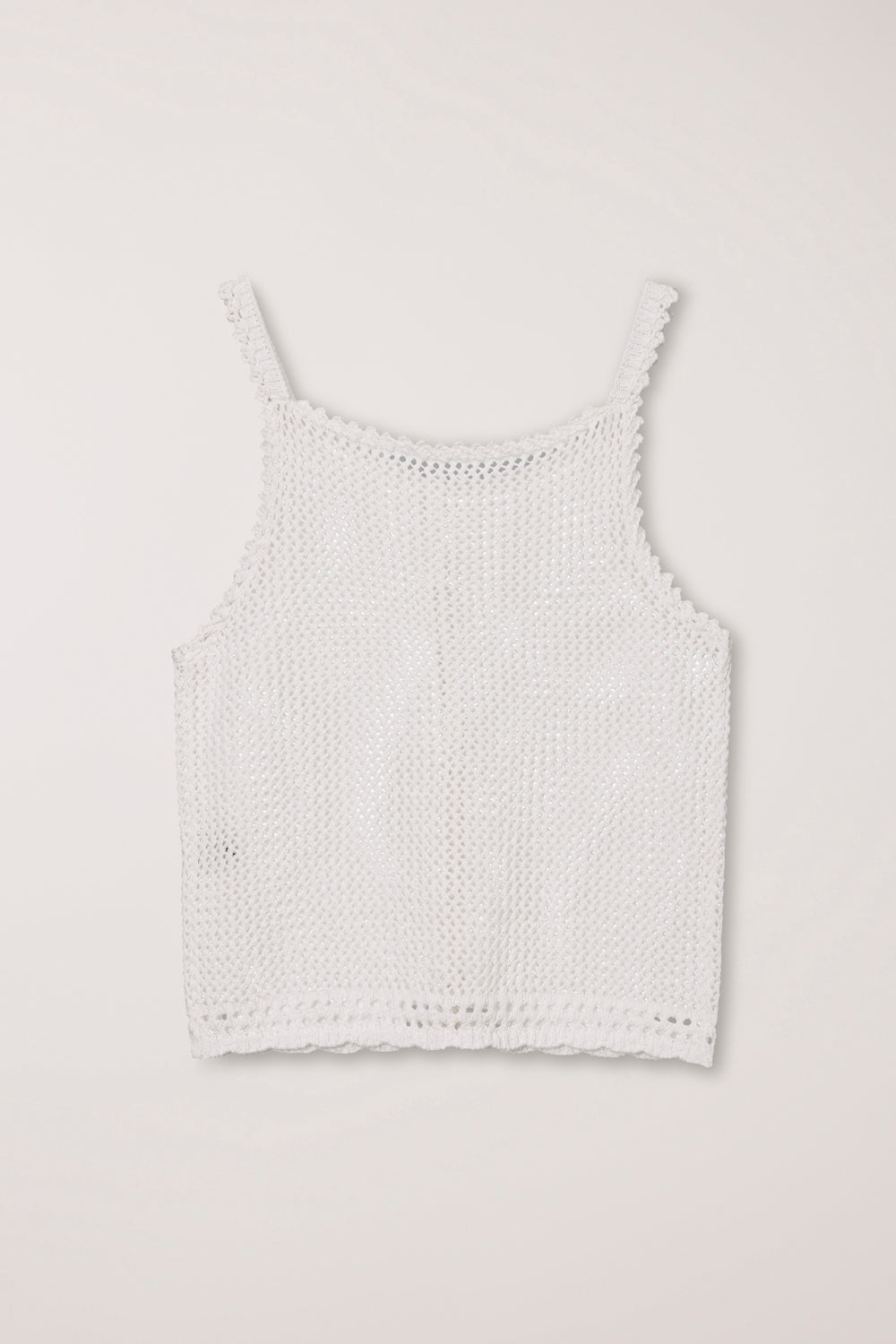 CROCHET BUSTIER KNIT TOP