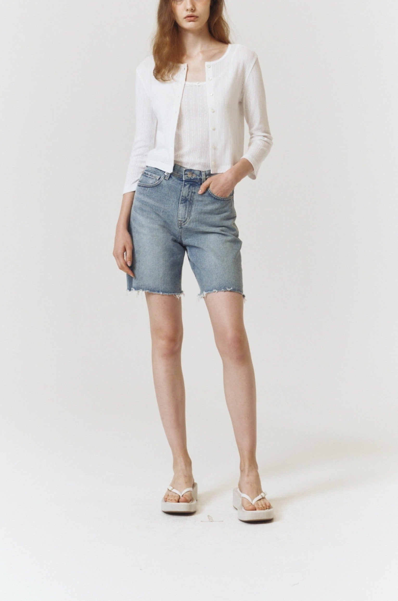 POINTELLE CARDIGAN