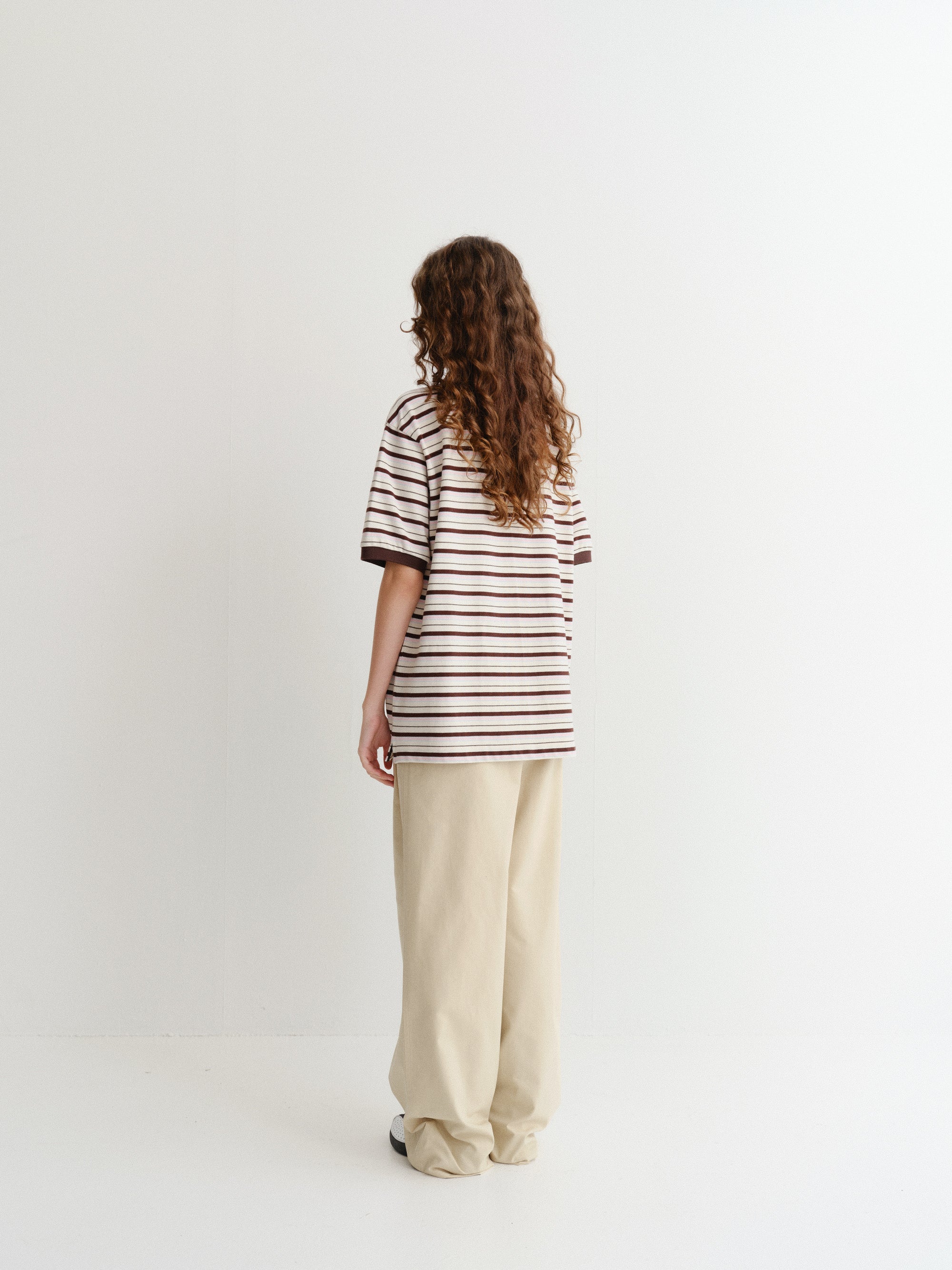 UNISEX STRIPED POLO SHIRT