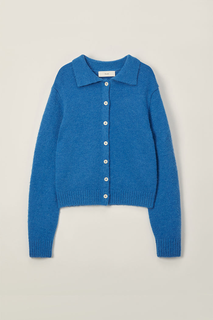 UNISEX OPEN COLLAR KNIT CARDIGAN