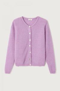 American Vintage Vito button up cardigan sweater lavender alpaca wool PIPE AND ROW