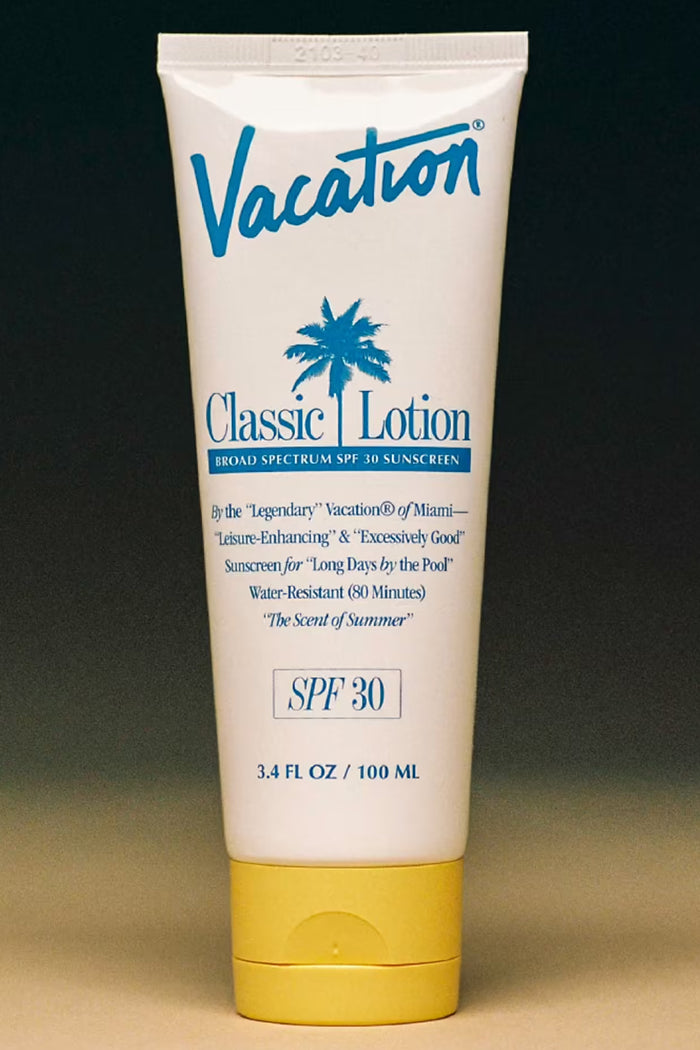 Vacation Classic Lotion broad spectrum SPF 30 sunscreen | Pipe and Row