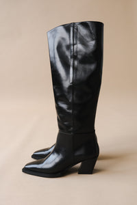 Vagabond Alina tall knee high boot black leather PIPE AND ROW