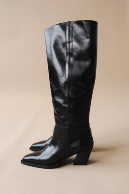 Vagabond Alina tall knee high boot black leather PIPE AND ROW