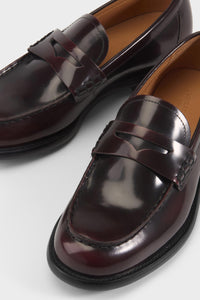 Vagabond Linn red bordo brown leather penny loafers. 6036-001-20 PIPE AND ROW