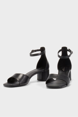 Vagabond Piper low heel sandal black leather 5921-001-20 PIPE AND ROW