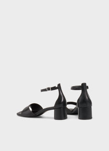 Vagabond Piper low heel sandal black leather 5921-001-20 PIPE AND ROW
