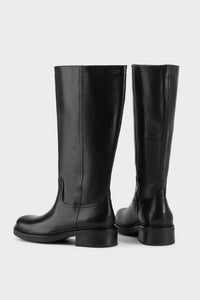 Vagabond black leather Karlie tall boots round toe | Pipe and Row Seattle