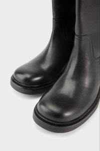 Vagabond black leather Karlie tall boots round toe | Pipe and Row Seattle