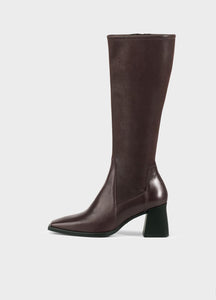 Vagabond knee high Hedda tall boots chocolate leather | Pipe and Row