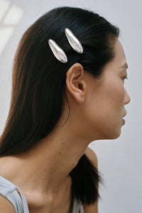 Wolf Circus Bean Clip silver WC-ACC-HAIR-BEANCLIP-S PIPE AND ROW