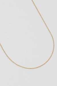 Wolf Circus elongated curb chain necklace gold | Pipe and Row