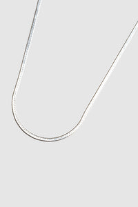 Wolf Circus thin herringbone chain necklace sterling silver | PIPE AND ROW