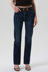 Citizens of Hummanity high rise straight leg Zurie Sutherland dark indigo wash | Pipe and Row