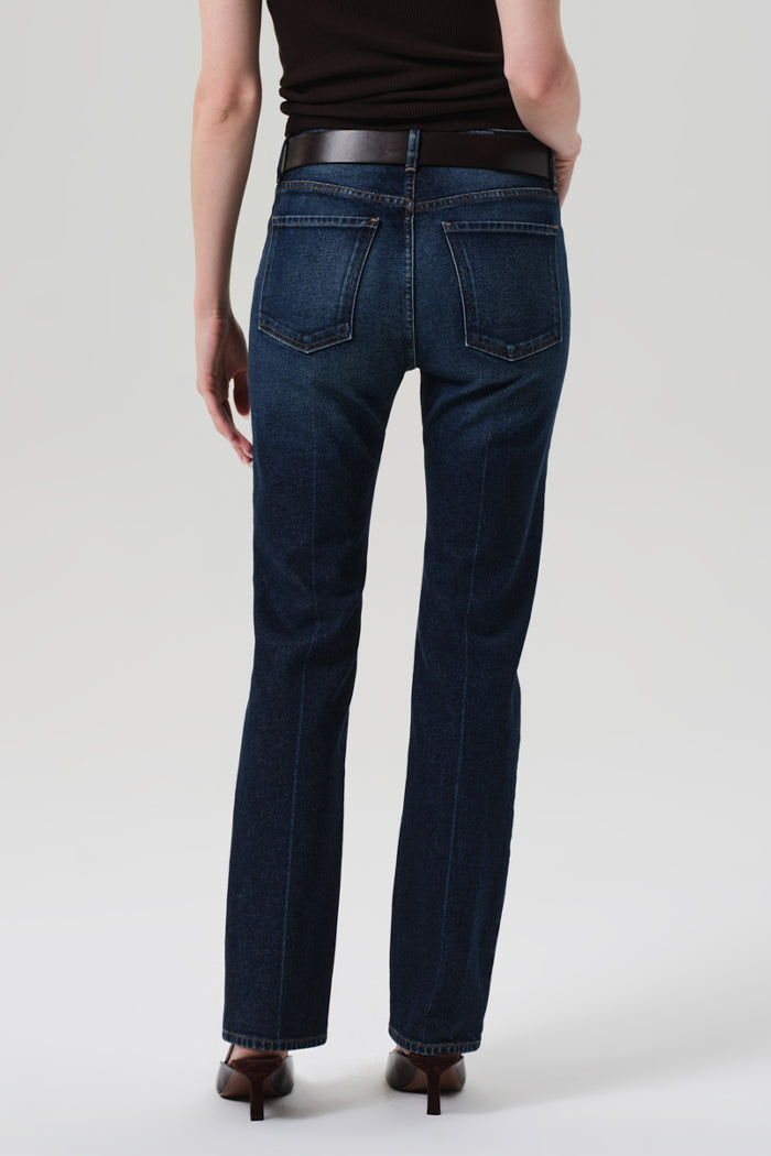 Citizens of Hummanity high rise straight leg Zurie Sutherland dark indigo wash | Pipe and Row