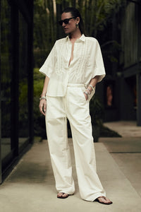 Citizens of Hummanity Aurora pull on pants cream | Pipe and Row