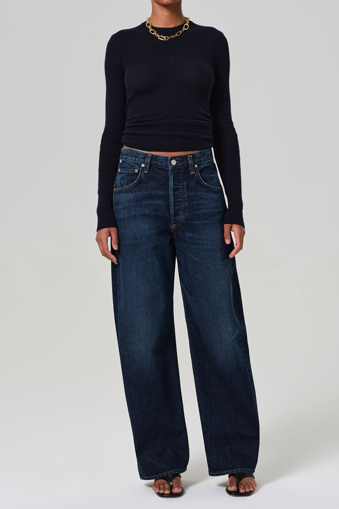 Citizens of Hummanity Ayla baggy jean costa brava dark indigo wash | Pipe and Row