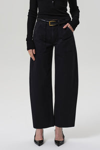Citizens of Humanity twill Ayla cargo pant washed black | Pipe and Row