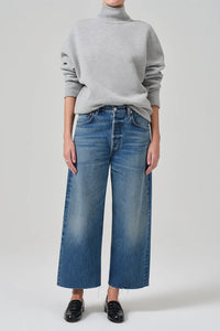 Citizens of Hummanity cropped Ayla raw hem Doheny blue wash | Pipe and Row