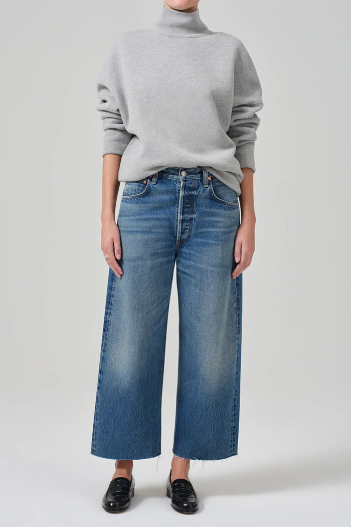 Citizens of Hummanity cropped Ayla raw hem Doheny blue wash | Pipe and Row