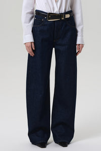 Citizens of Hummanity Ayla petite length baggy jean clean dark Amherst wash | Pipe and Row