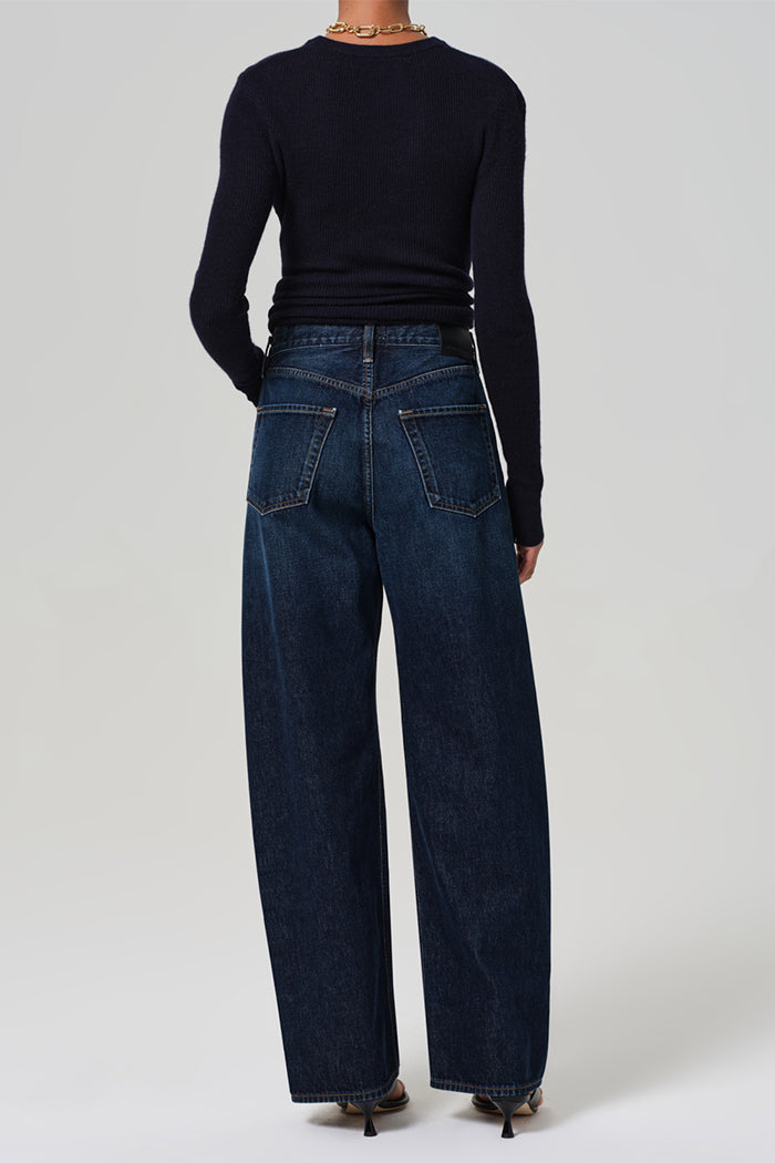 Citizens of Hummanity Ayla baggy jean costa brava dark indigo wash | Pipe and Row