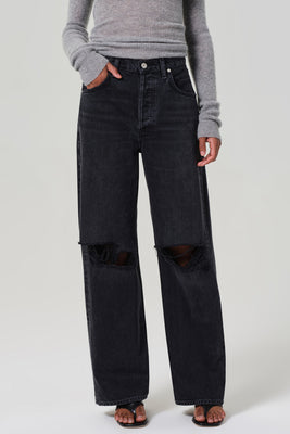 Citizens of Hummanity Ayla baggy jean metropolis washed black | Pipe and Row