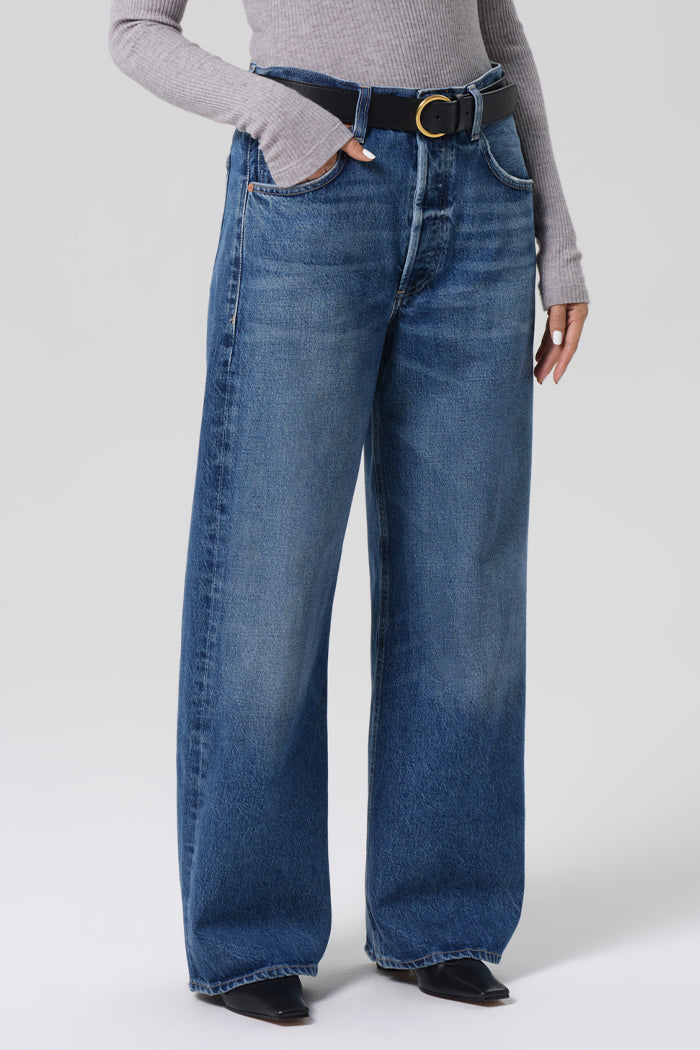 Citizens of Hummanity Ayla petite baggy jean medium claremont wash | Pipe and Row