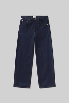 Citizens of Hummanity Ayla petite length baggy jean clean dark Amherst wash | Pipe and Row