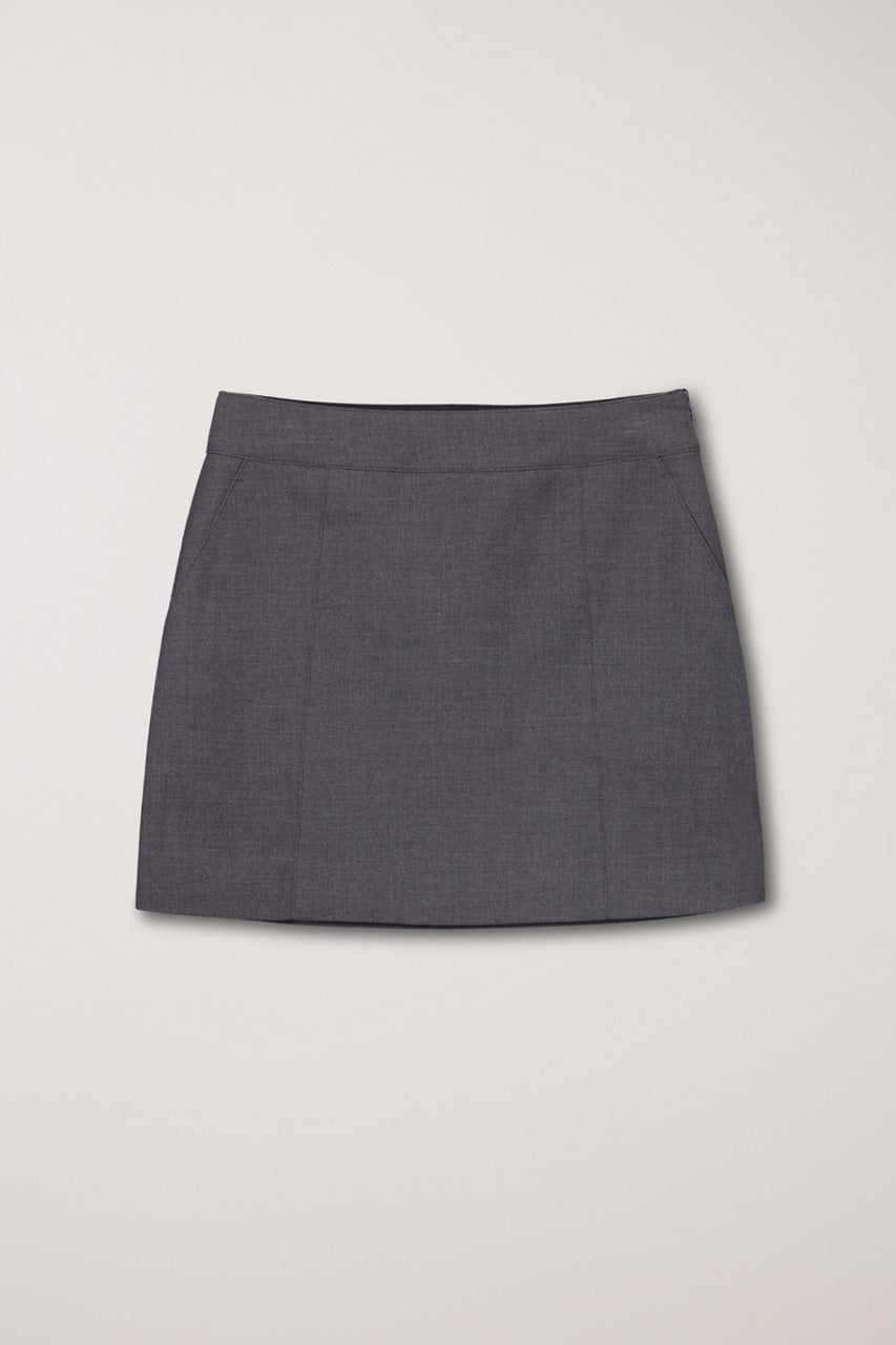 WOVEN MINI SKIRT