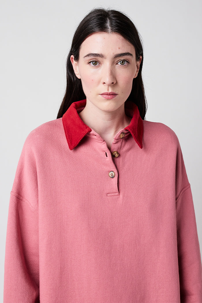 COLOR BLOCK OVERSIZE SWEATSHIRT