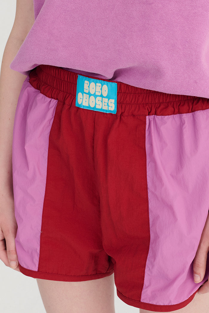 COLOR BLOCK SPORTY SHORTS