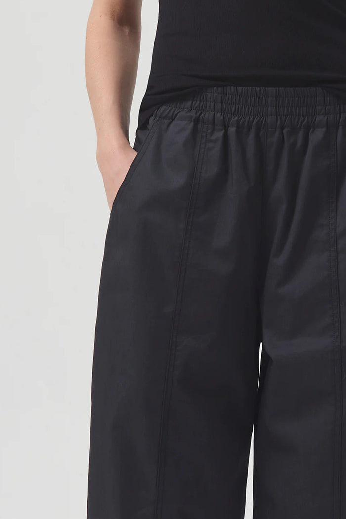 Agolde Dakota track pant oversized black | Pipe and Row Seattle shopping