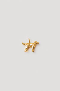 Wolf Circus gold Dog single charm PIPE AND ROW Seattle Boutique Seattle